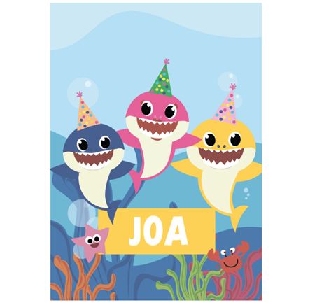 Bolsita sobre Pers. Baby Shark